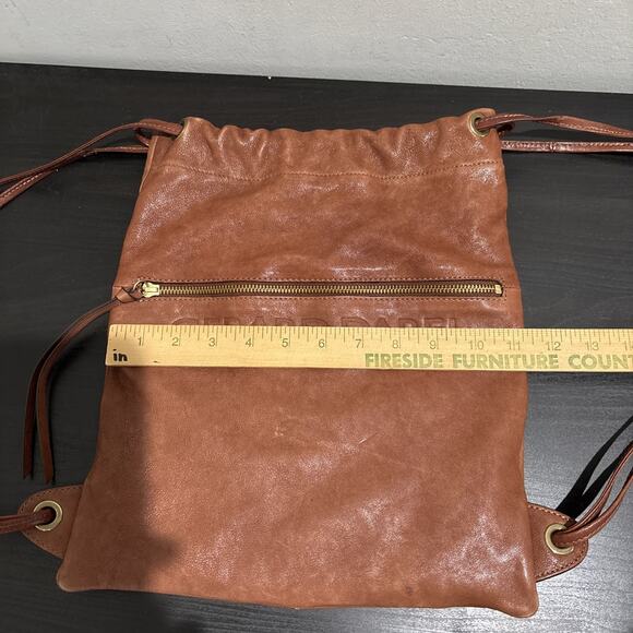 Gerard Darel Emile Leather Drawstring Backpack Brown RARE HTF - Picture 11 of 11